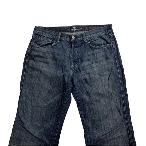 Blue 7 For All Mankind Mens Jeans - Picture 3 of 12